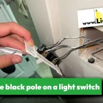 what is the black pole on a light switch